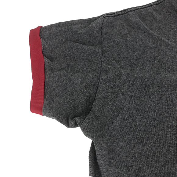 Vintage Nike Men's Shirt V-Neck Sportswear Puffer Patch Logo Large Gray & Red - Picture 6 of 16